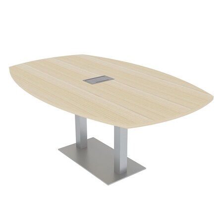 Skutchi Designs 45 in W, 72 in L, 29 in H, Engineered Wood Top, Brown HAR-ABOT-46X72-DOU-ELEC-XD08
